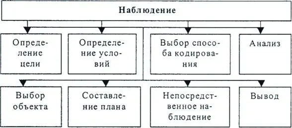 Рис 22 Структура метода наблюдения Иногда используется и четвертый вид - фото 13