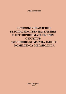 Валерий Пилявский Основы управления безопасностью населения и предпринимательских структур жилищно-коммунального комплекса мегаполиса обложка книги