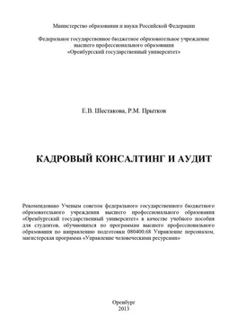 Елена Шестакова Кадровый консалтинг и аудит обложка книги