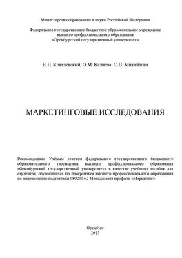 Ольга Михайлова Маркетинговые исследования обложка книги