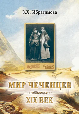 Зарема Ибрагимова Мир чеченцев. XIX век обложка книги