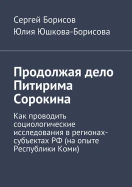 Сергей Борисов Продолжая дело Питирима Сорокина обложка книги