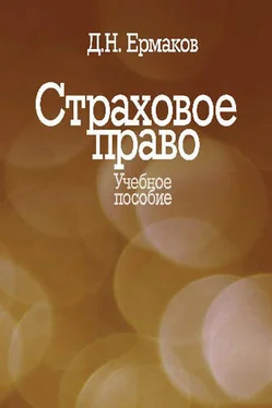 Дмитрий Ермаков Страховое право. Учебное пособие обложка книги