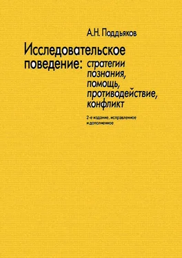 Александр Поддьяков Исследовательское поведение. Стратегии познания, помощь, противодействие, конфликт обложка книги