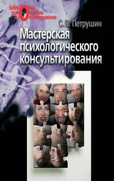 Сергей Петрушин Мастерская психологического консультирования обложка книги