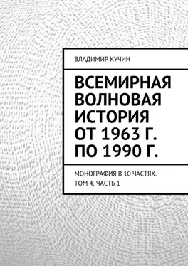 Владимир Кучин Всемирная волновая история от 1963 г. по 1990 г. обложка книги