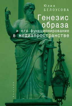 Юлия Белоусова Генезис образа и его функционирование в медиапространстве обложка книги