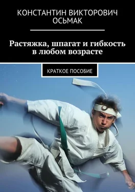 Константин Осьмак Растяжка, шпагат и гибкость в любом возрасте обложка книги