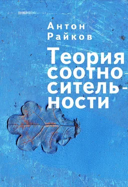 Антон Райков Теория соотносительности обложка книги