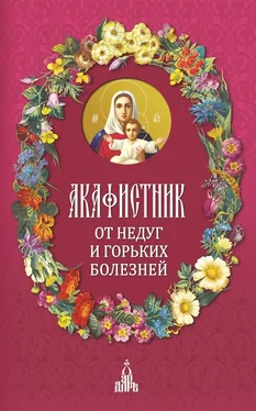 Сборник Акафистник. От недуг и горьких болезней обложка книги