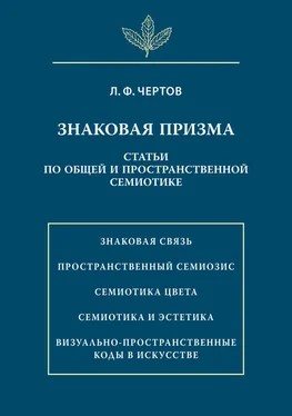 Леонид Чертов Знаковая призма. Статьи по общей и пространственной семиотике обложка книги