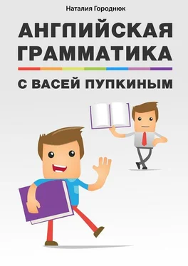 Наталия Городнюк Английская грамматика с Васей Пупкиным обложка книги