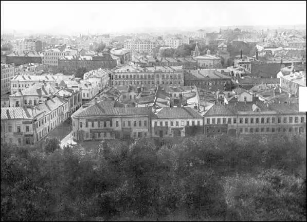 Панорама Москвы с крыши дома Нирензее Фото из фонда ЦИГИ1930е гг Газета - фото 10