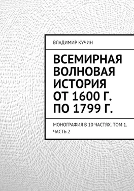 Владимир Кучин Всемирная волновая история от 1600 г. по 1799 г. обложка книги