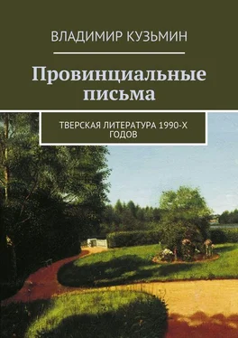 Владимир Кузьмин Провинциальные письма обложка книги