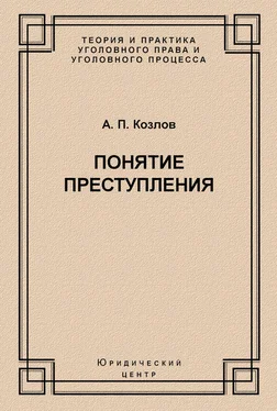 Анатолий Козлов Понятие преступления обложка книги