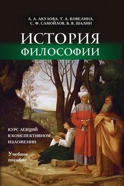 В. Шалин История философии. Курс лекций в конспективном изложении. Учебное пособие обложка книги