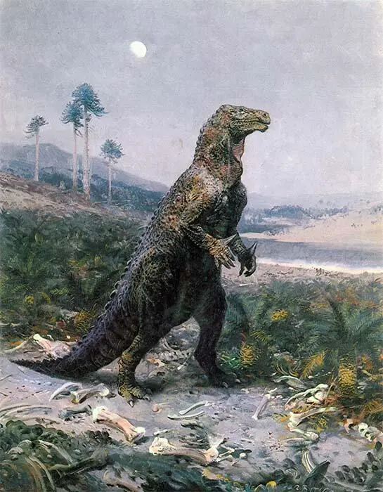 IX IGUANODON BERNISS ARTENSIS Старый игуандон пришел умирать на кладбище - фото 17