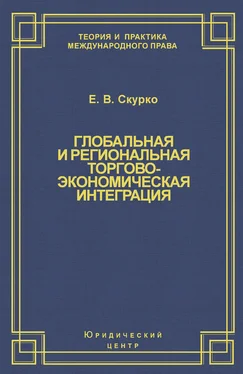 Елена Скурко Глобальная и региональная торгово-экономическая интеграция. Эффективность правового регулирования обложка книги