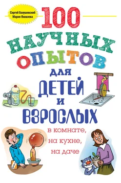 Мария Яковлева 100 научных опытов для детей и взрослых в комнате, на кухне и на даче обложка книги