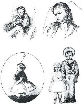 Рисунки великой герцогини Гессенской и Рейнской Алисы изображающие ее детей - фото 22