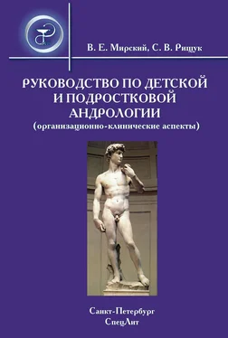 Владимир Мирский Руководство по детской и подростковой андрологии (организационно-клинические аспекты) обложка книги