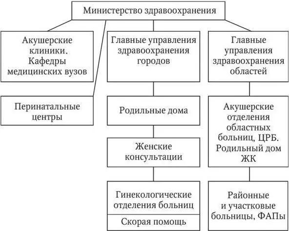 Схема 1Учреждения родовспоможения Женская консультация является - фото 1