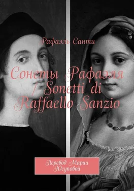 Рафаэль Санти Сонеты Рафаэля / Sonetti di Raffaello Sanzio. Перевод Марии Юсуповой обложка книги