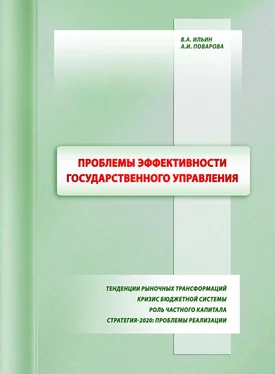 Владимир Ильин Проблемы эффективности государственного управления. Тенденции рыночных трансформаций. Кризис бюджетной системы. Роль частного капитала. Стратегия-2020: проблемы реализации обложка книги