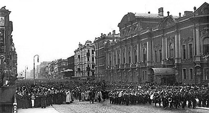 Торжественная встреча в Петербурге экипажей крейсера Варяг и канонерской - фото 28
