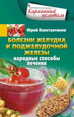 Юрий Константинов Болезни желудка и поджелудочной железы. Народные способы лечения обложка книги