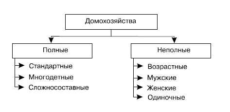 Рис 13 Типология домохозяйств Полные стандартные домохозяйства состоящие из - фото 4