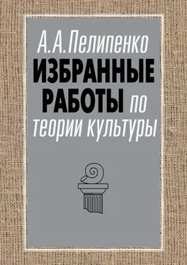 Андрей Пелипенко Избранные работы по теории культуры обложка книги