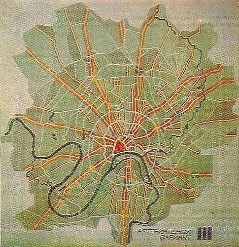 Проекты плановой наружной окраски Москвы 1929 года Художник П Антокольский - фото 3
