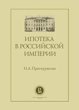 Наталия Проскурякова Ипотека в Российской империи обложка книги