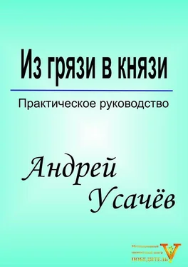 Андрей Усачёв Из грязи в князи обложка книги