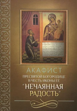 Сборник Акафист Пресвятой Богородице в честь иконы Ее «Нечаянная Радость» обложка книги