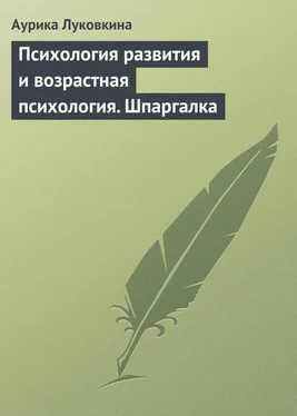 Аурика Луковкина Психология развития и возрастная психология. Шпаргалка обложка книги