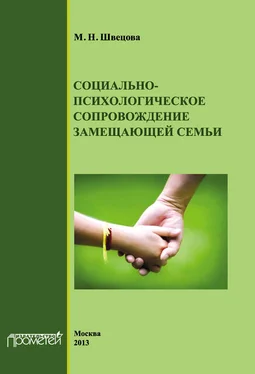 М. Швецова Социально-психологическое сопровождение замещающей семьи обложка книги