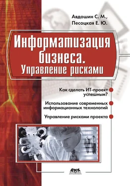 Елена Песоцкая Информатизация бизнеса. Управление рисками обложка книги