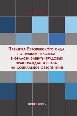 Е. Сыченко Практика Европейского суда по правам человека в области защиты трудовых прав граждан и права на социальное обеспечение обложка книги