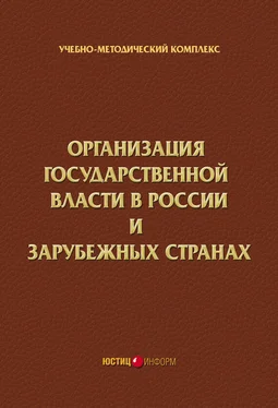 Коллектив авторов Организация государственной власти в России и зарубежных странах. Учебно-методический комплекс обложка книги