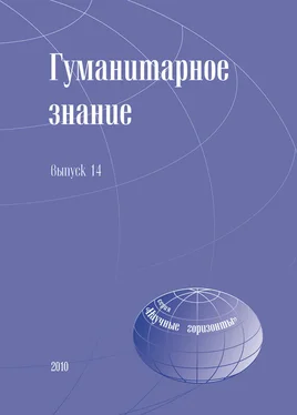 Сборник статей Гуманитарное знание. Выпуск 14 обложка книги