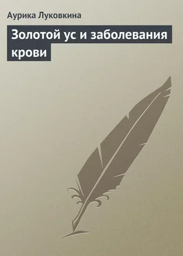 Аурика Луковкина Золотой ус и заболевания крови обложка книги