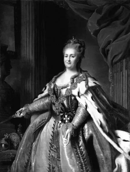 Екатерина II с лентой и знаком Св Георгия Худ Федор Рокотов 1780е гг - фото 18