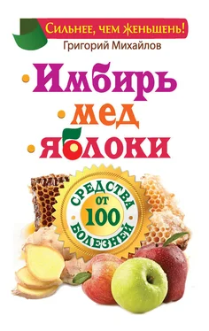 Григорий Михайлов Имбирь. Мед. Яблоки. Средства от 100 болезней обложка книги