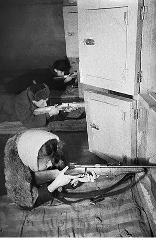 Обучение добровольцев жителей Москвы Октябрь декабрь 1941 года - фото 9