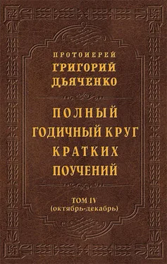 протоиерей Григорий Дьяченко Полный годичный круг кратких поучений. Том IV (октябрь – декабрь) обложка книги
