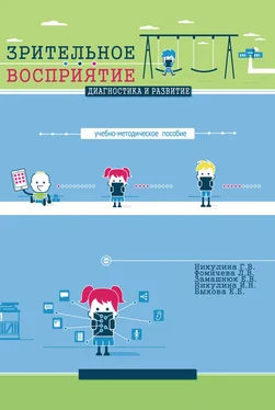 Л. Фомичева Зрительное восприятие. Диагностика и развитие. Учебно-методическое пособие обложка книги