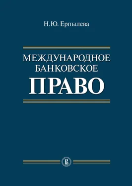 Наталия Ерпылева Международное банковское право обложка книги